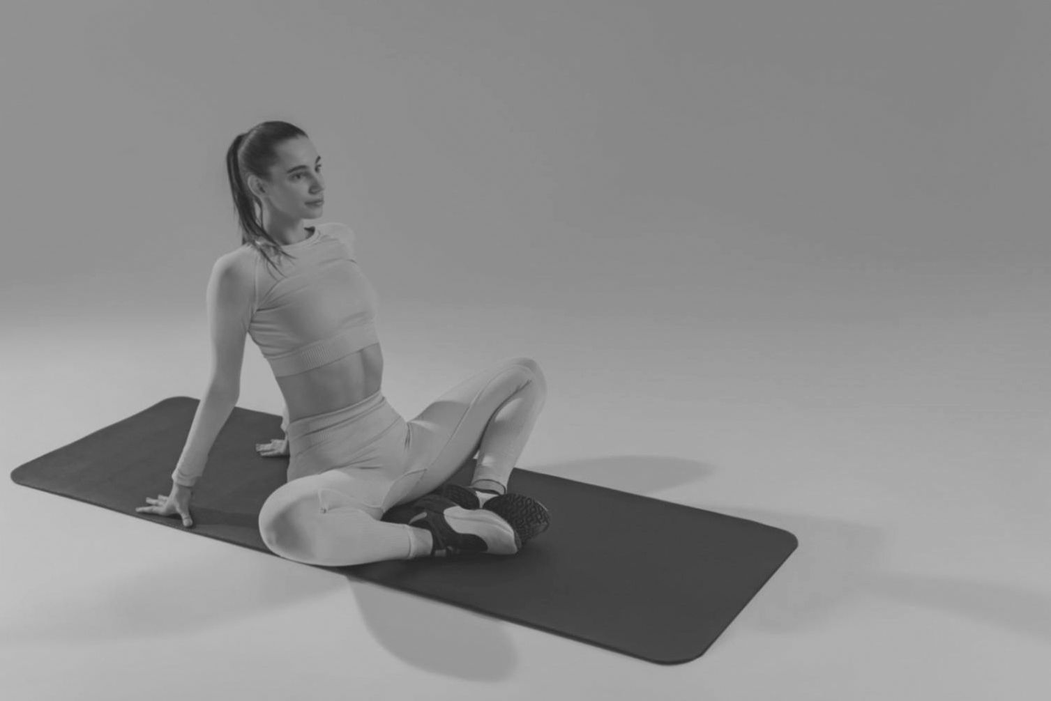 Client working through a guided sleep meditation practice
